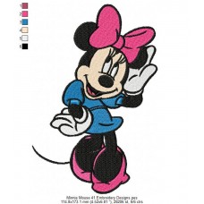 Minnie Mouse 41 Embroidery Designs